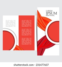 Tri-fold brochure template design