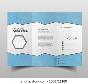 Download Tri Fold Brochure Template Yellow Images Stock Photos Vectors Shutterstock PSD Mockup Templates