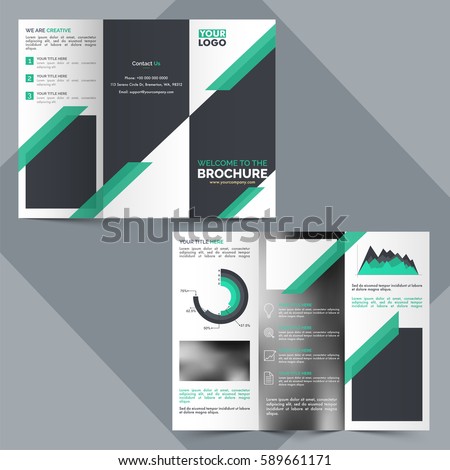 tri fold business brochure