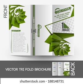 Tri-Fold Call Center Mock up & Brochure Design