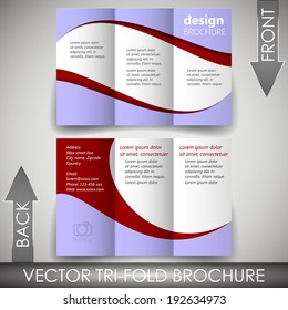 Tri-fold corporate business store brochure/design for print, presentation or publishing 