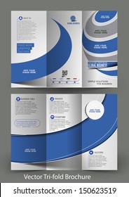 Tri-Fold Corporate Business Store Mock up & Brochure Design