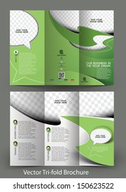 Tri-Fold Corporate Business Store Mock up & Brochure Design