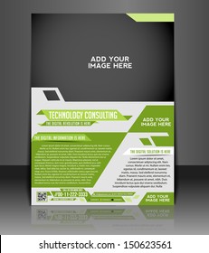 Tri-Fold Corporate Business Store Mock up & Brochure Design