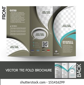 Tri-Fold Corporate Business Store Mock up & Brochure Design