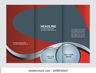 Tri-Fold Corporate Business Store Mock up & Brochure
