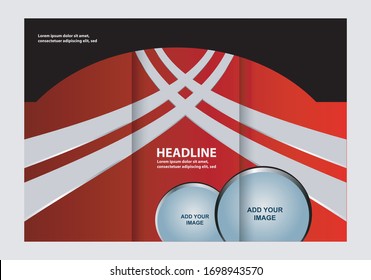 Tri-Fold Corporate Business Store Mock up & Brochure
