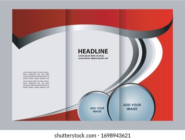 Tri-Fold Corporate Business Store Mock up & Brochure
