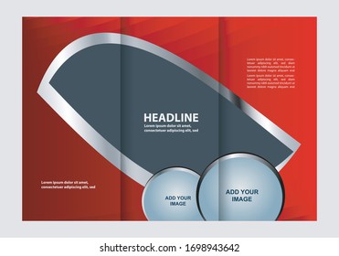 Tri-Fold Corporate Business Store Mock up & Brochure
