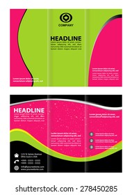 Tri-Fold Corporate Business Store Mock up & Brochure Design
