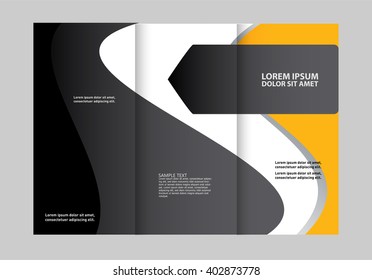 Tri-Fold Corporate Business Store Mock up & Brochure Design
