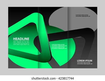 Tri-Fold Corporate Business Store Mock up & Brochure Design
