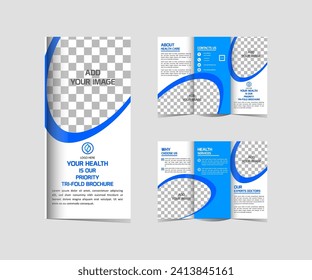 Tri-Fold Medical Brochure Template editable