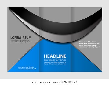 Tri-Fold Mock up Brochure Design
