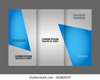 Tri-Fold Mock up Brochure Design
