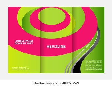Tri-Fold Mock up Brochure Design
