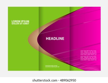 Tri-Fold Mock up Brochure Design
