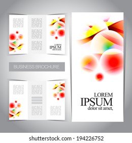 Tri-fold modern brochure design