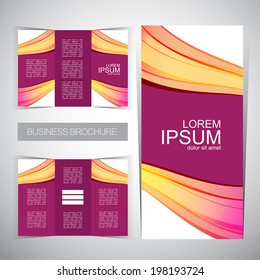 Tri-fold modern brochure design