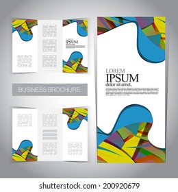 Tri-fold modern brochure design