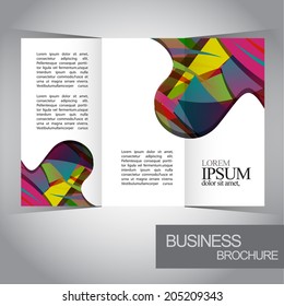 Tri-fold modern brochure design