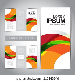 Tri-fold modern brochure design