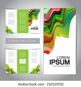 Tri-fold modern brochure design