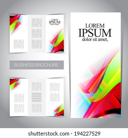 Tri-fold modern brochure template