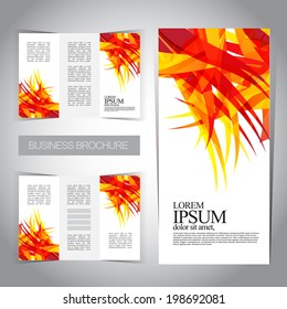 Tri-fold modern brochure template