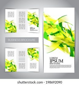 Tri-fold modern brochure template