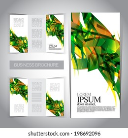 Tri-fold modern brochure template
