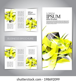 Tri-fold modern brochure template