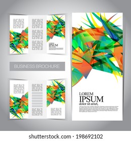 Tri-fold modern brochure template