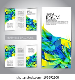 Tri-fold modern brochure template