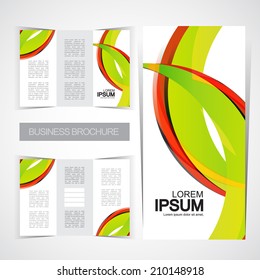 Tri-fold modern brochure template