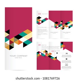 Trifold Multiple brochure design