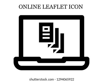 Trifold search icon. Editable Trifold search icon for web or mobile.