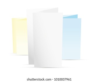 trifold set of leaflets