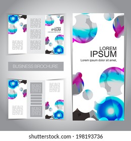 Tri-fold template brochure