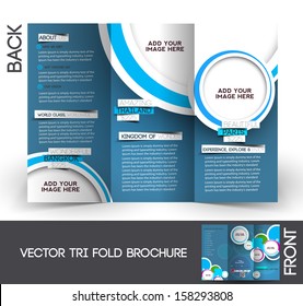 Tri-Fold Travel Mock up & Brochure Design 