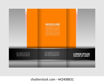 Tri-Fold Travel Mock up & Brochure Design
