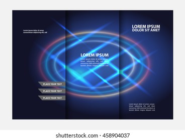 Tri-Fold Travel Mock up & Brochure Design

