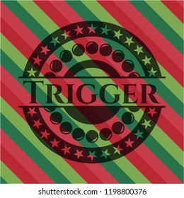 Trigger christmas style emblem.