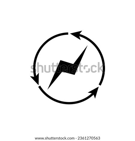 Trigger Icon. Stimulate, Stimulation Symbol.