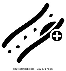 Icono de Web de triglicéridos en negrita