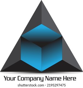 Trigon uniqe logo design template 
