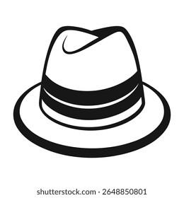 Trilby Hat Outline Set with Angled and Snap Brim Designs