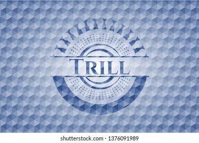 Trill blue hexagon emblem.