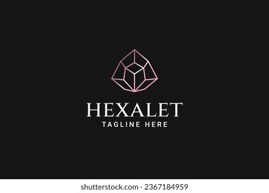 trillion jewelry modern concept logo design template for jewelry, boutique and wedding business
