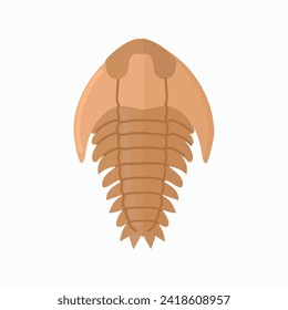 Trilobite fossil icon clipart avatar logotype isolated vector illustration